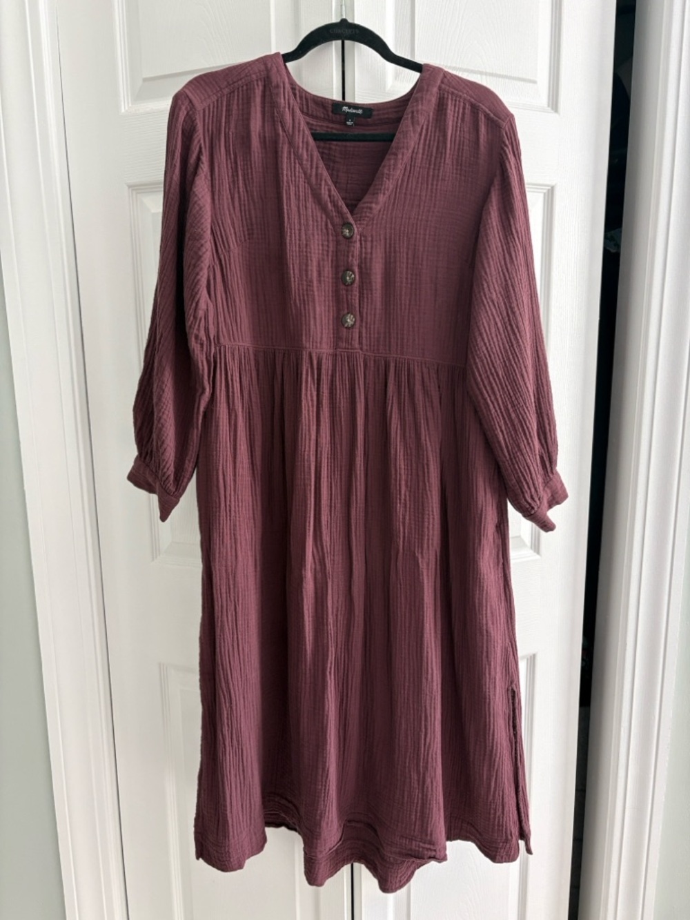 ✨ Madewell Crinkled Gauze Mini Dress - Size 4 ✨